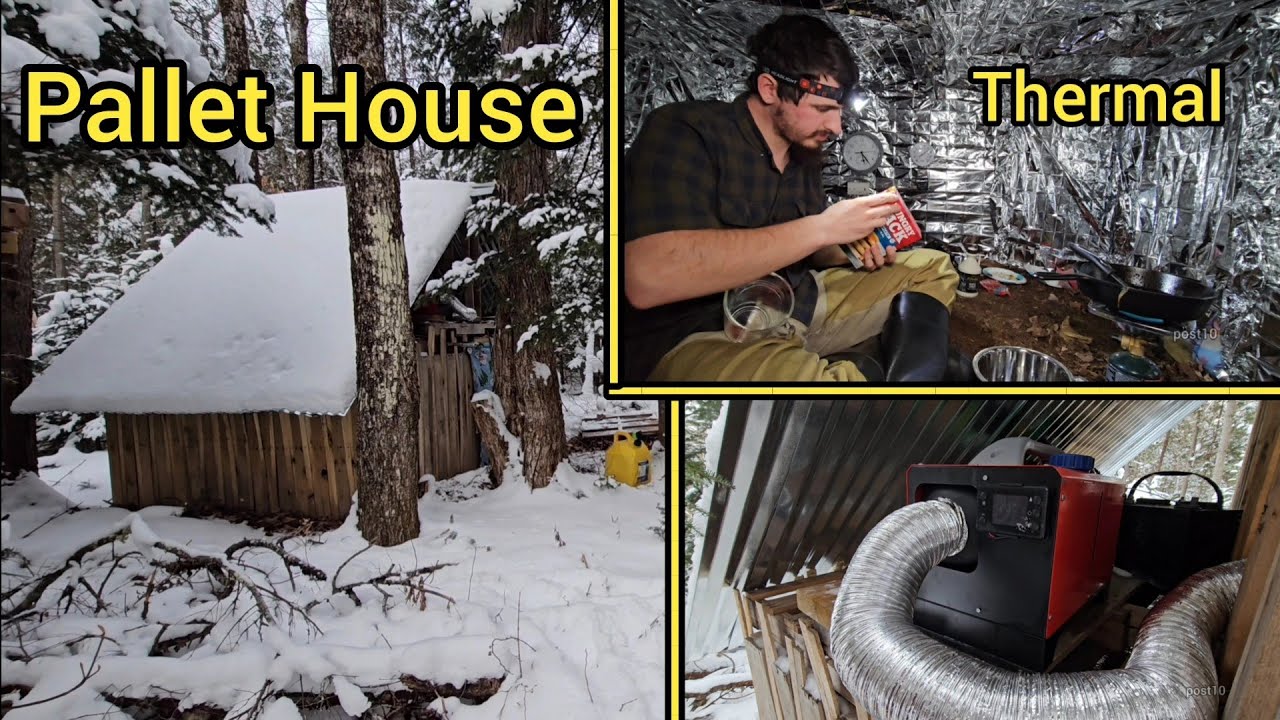 Super Cold Insulated Pallet House With Free Roadside Diesel Furnace