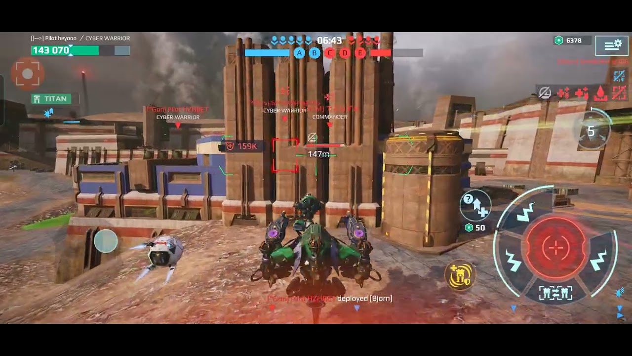 WR ROBOTS Gameplay Mauler sonic weapons build ( before nerfed ) Destroying Titans in Battle 