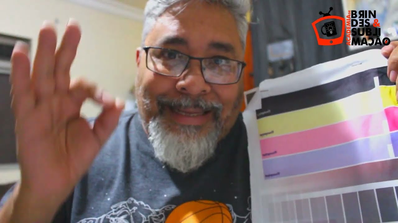 Umbox Completo Tinta Sublimatica Fremplast teste com e sem perfil de cores