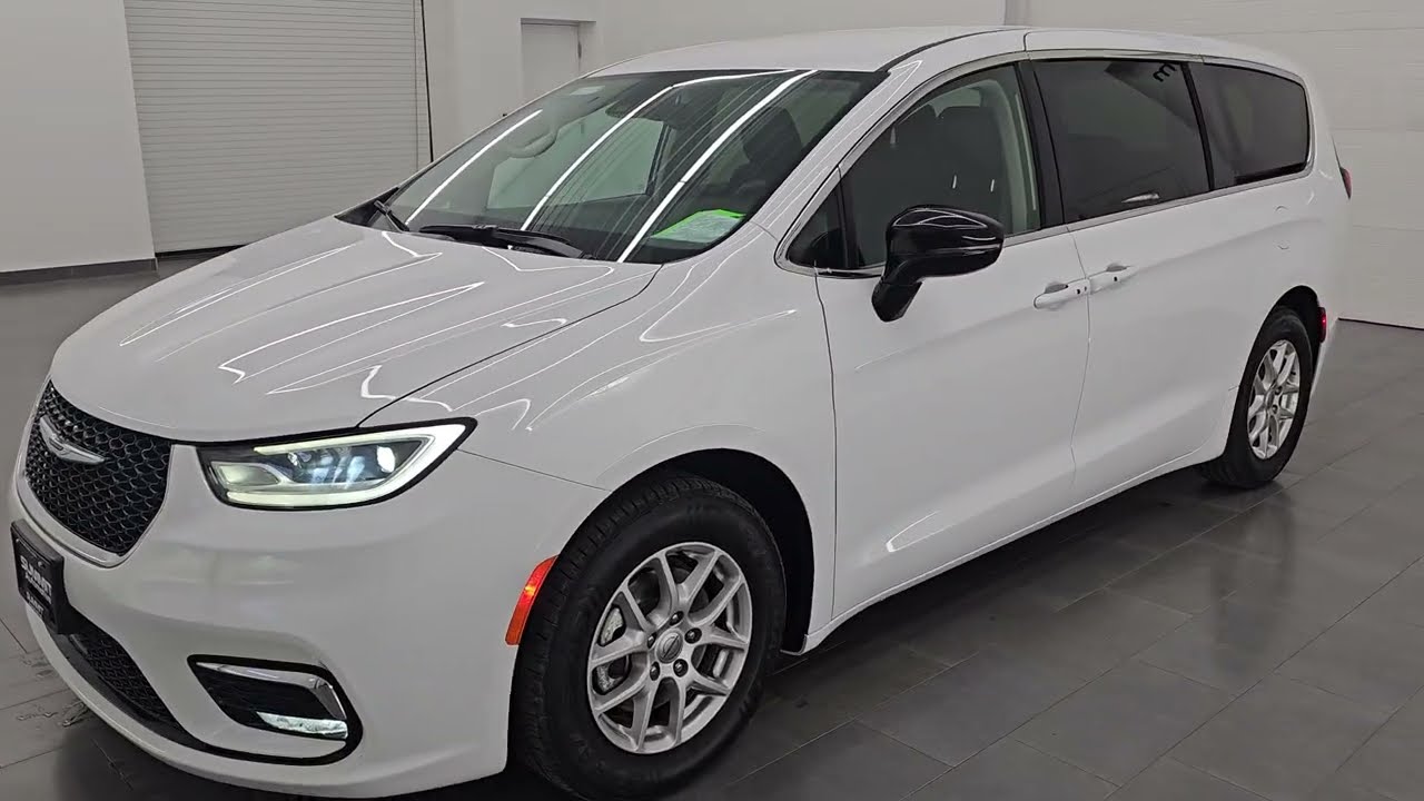 2024 CHRYSLER PACIFICA TOURING L STOW N GO BRIGHT WHITE 4K WALKAROUND 16224Z