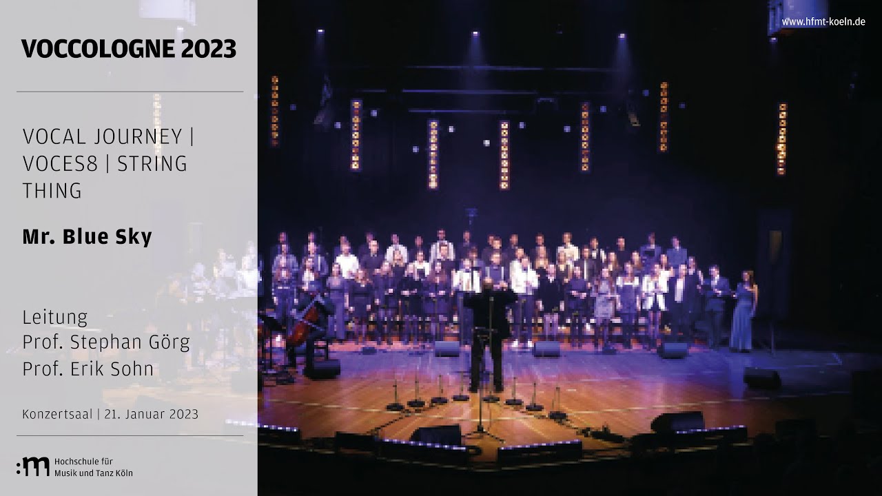 Vocal Journey, VOCES8, String Thing | Mr. Blue Sky