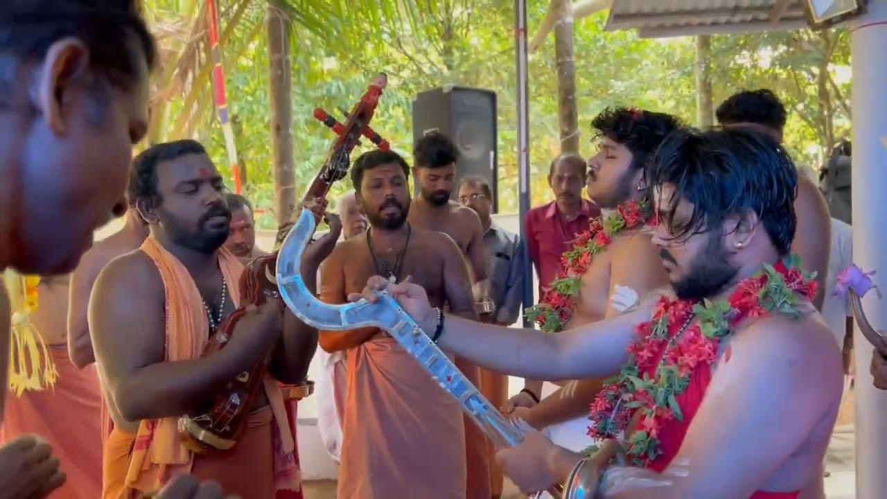 തോറ്റംപാട്ട് മഹോൽസവം അടിലക്കുഴി ധർമ്മ ദൈവ ക്ഷേത്രം നന്തിക്കര 2025 #thottam #vishnumaya #trending