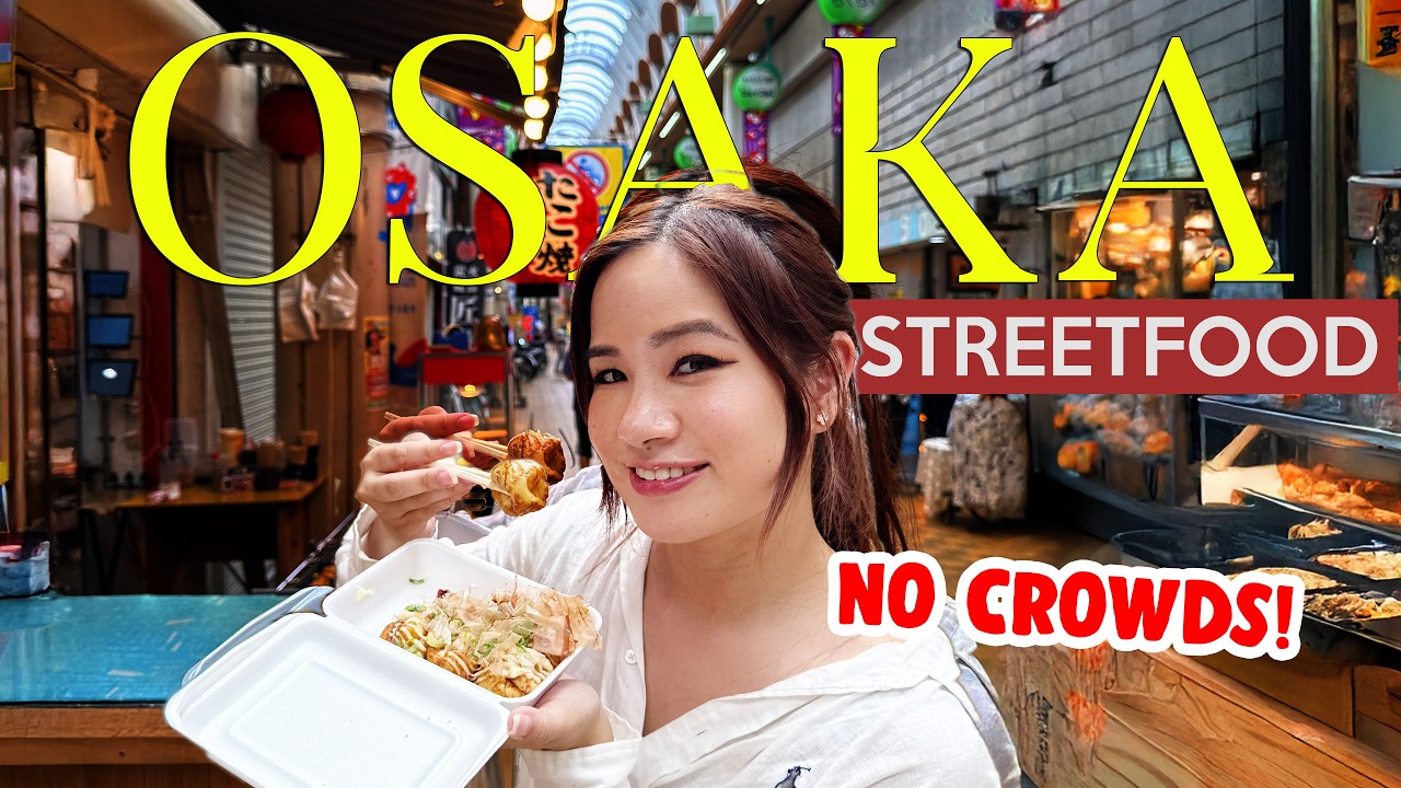 OSAKA Street Food with NO CROWDS! Local Food in Japan - Japan Travel Guide