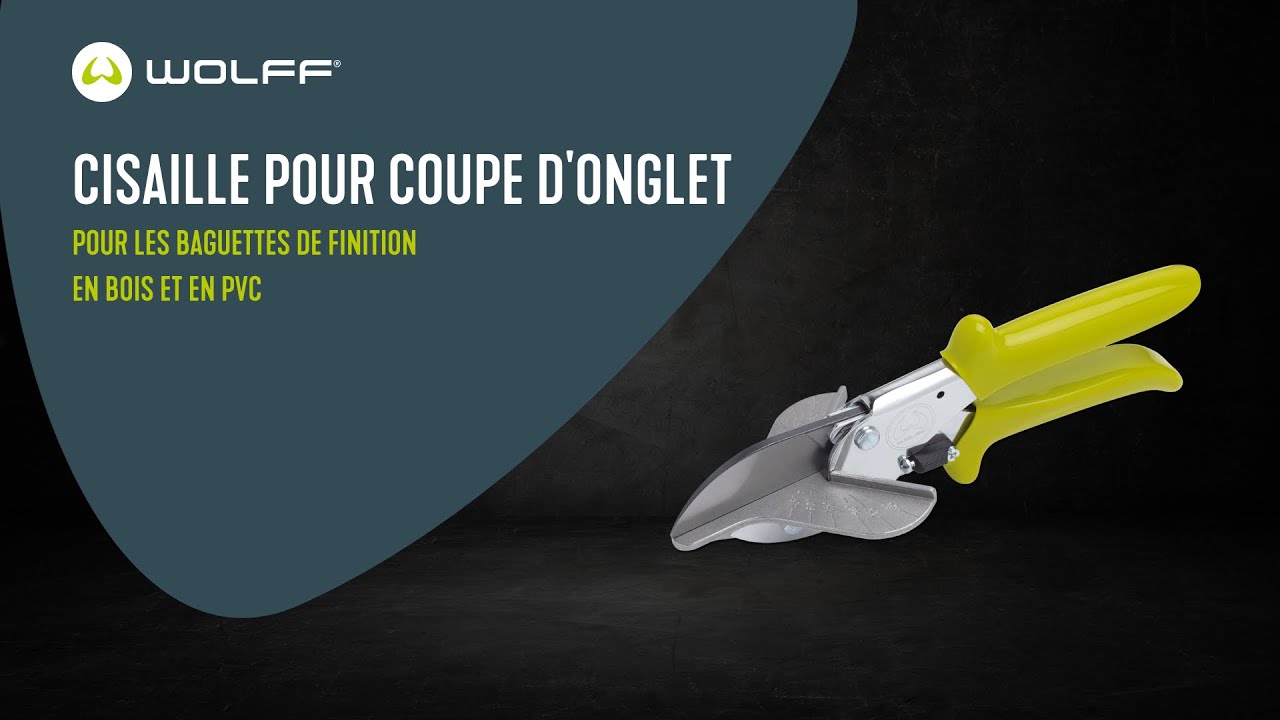 WOLFF | Cisailles pour coupe d'onglet