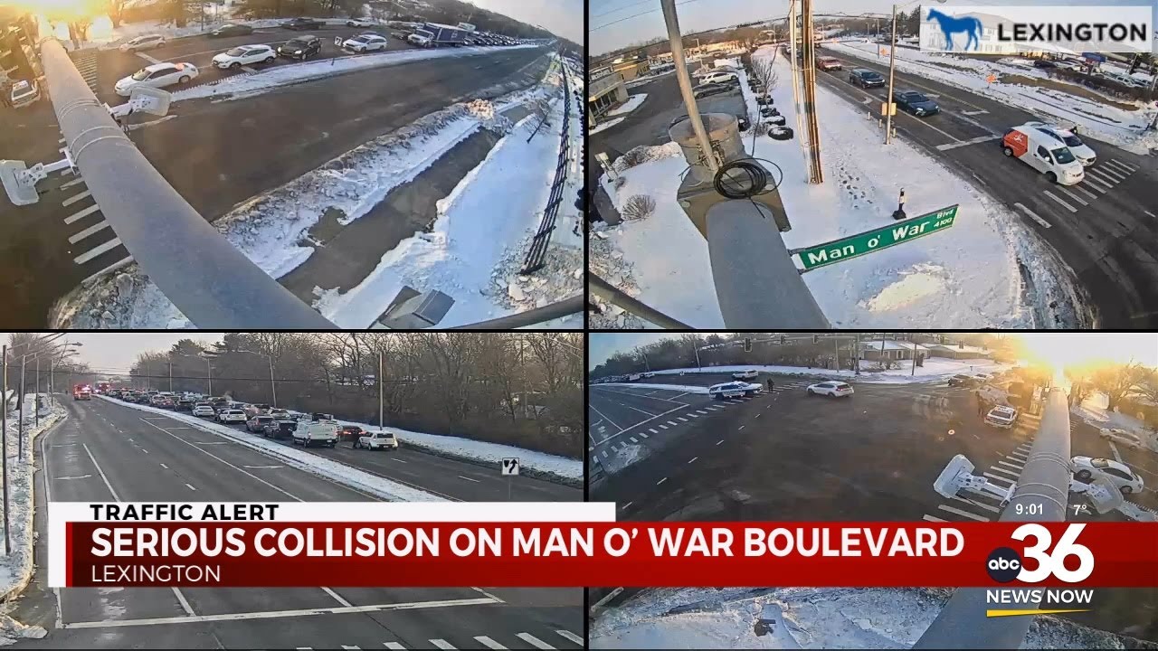 Serious collision on Man O' War Boulevard in Lexington