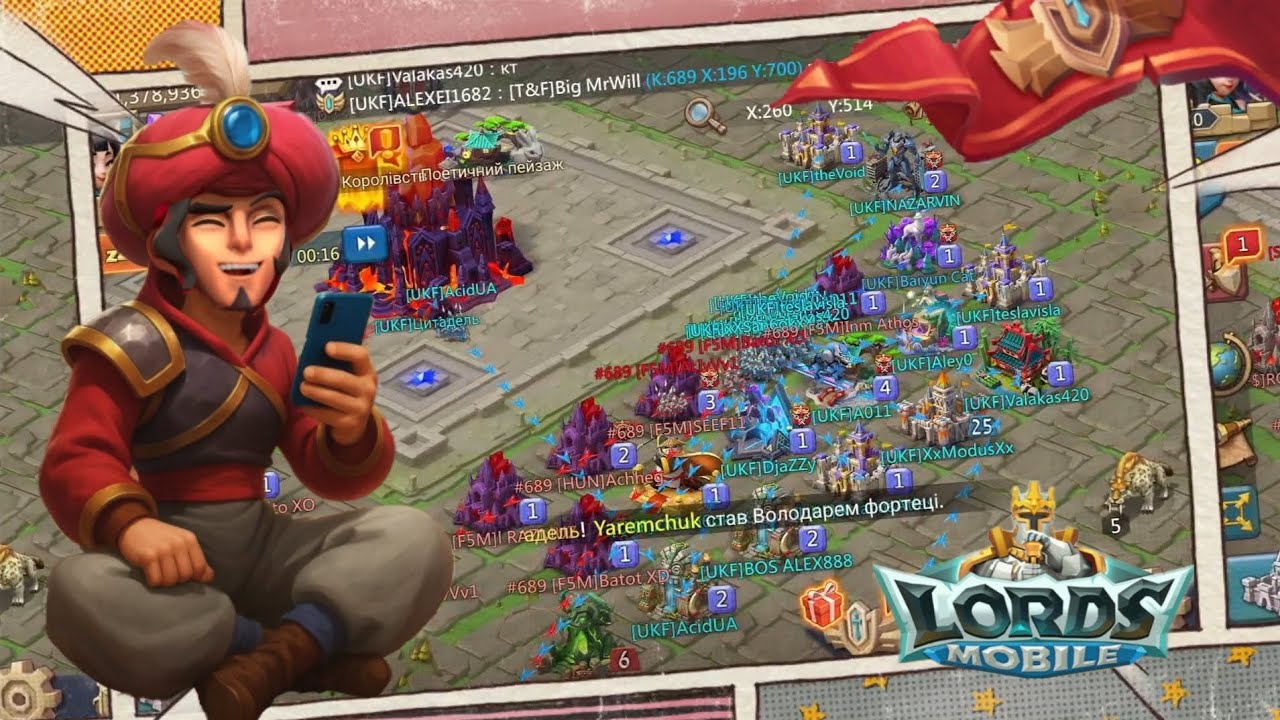 KVK TOP-21 in the world!  Хілка лікує, пройдисвіт слідкує 🤫 [UKF] Baiyun Cat. Lords mobile