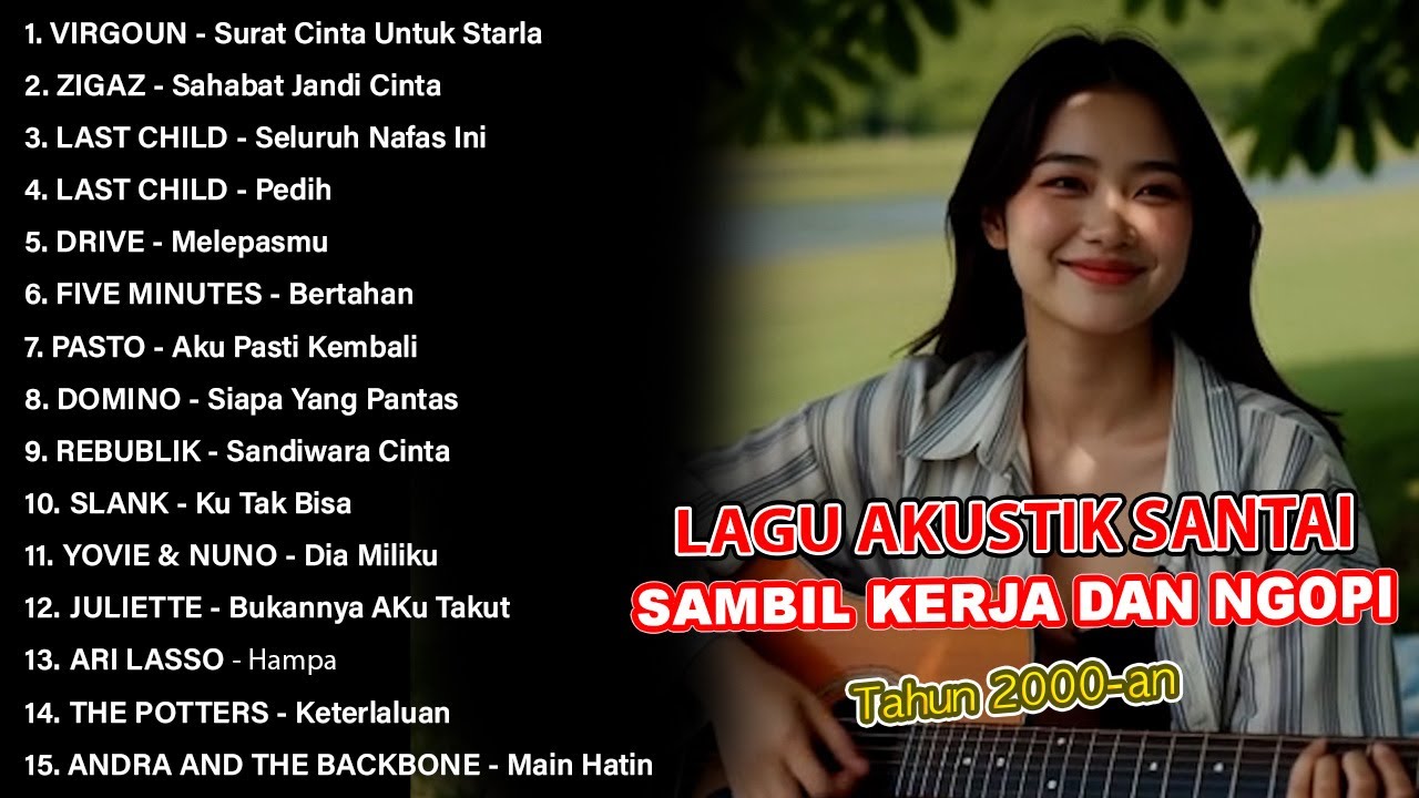 PLAYLIST NOSTALGIA LAGU POP 2000-AN INDONESIA HITS BUAT SANTAI & KERJA | Full Album Kenangan SMA