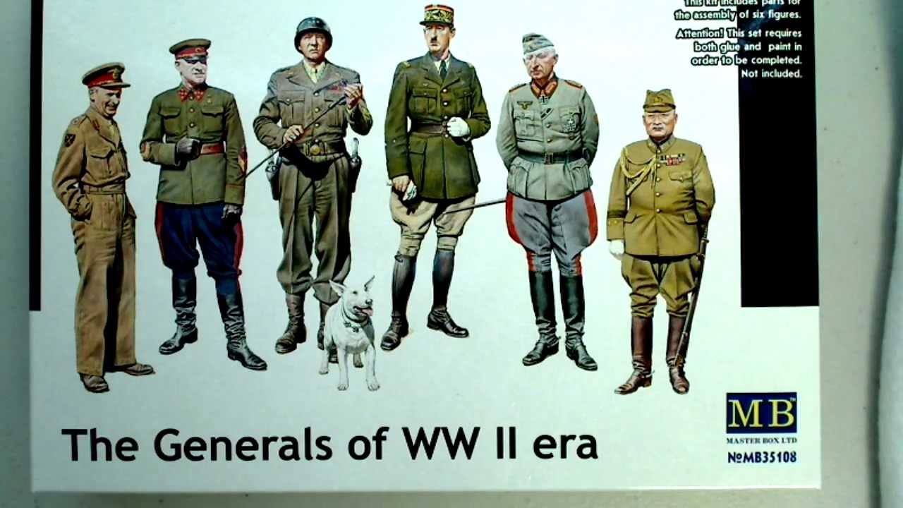 The Generals of WW II Era - Master Box (#35108)