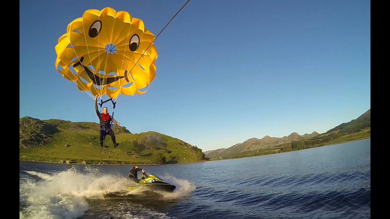 Jet Ski Parasailing fun (Sea-Doo) , Norway / Ålgård