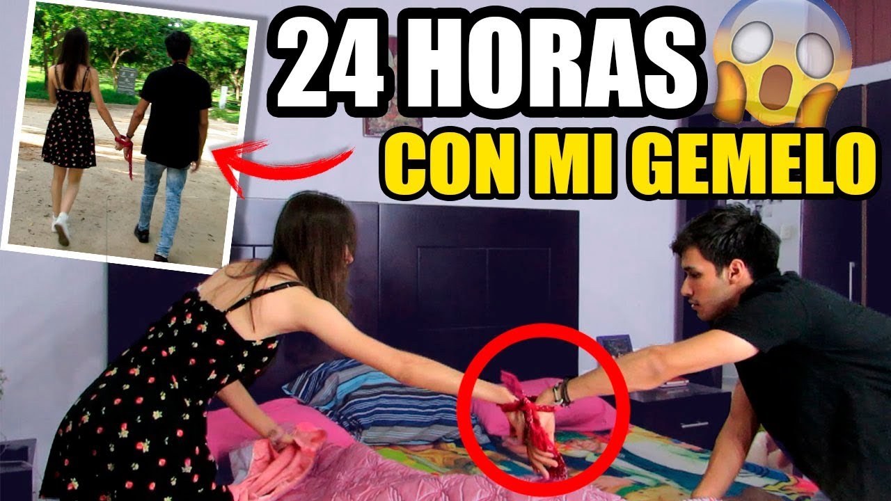 24 HORAS ESPOSADOS CON MI GEMELO | Soyalerios