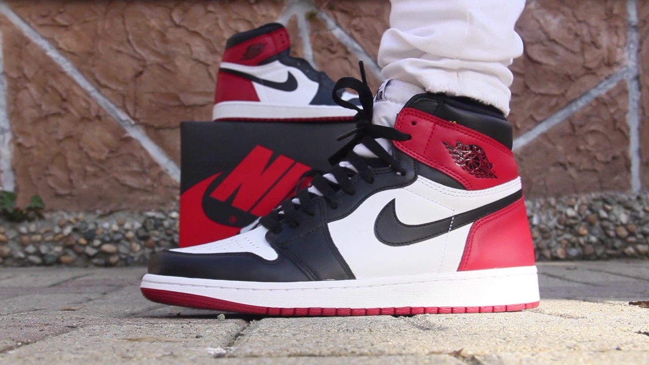 JORDAN 1 BLACK TOE 2016 ⚫️♥️⚪️⚫️