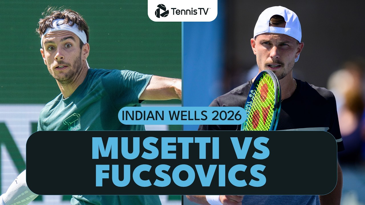 Marton Fucsovics Takes On Lorenzo Musetti In Tennis Paradise 🌴 | Indian Wells 2026