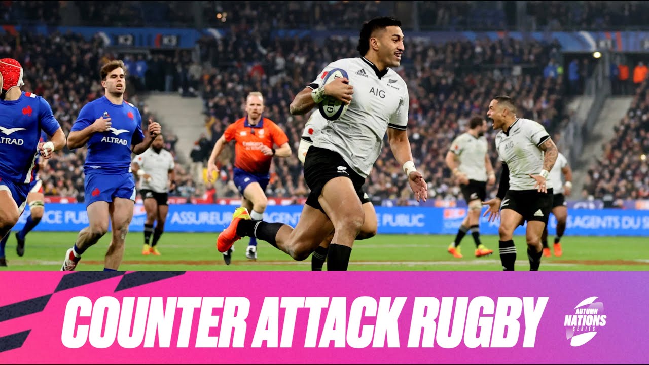 Some OUTSTANDING counter attack rugby from New Zealand