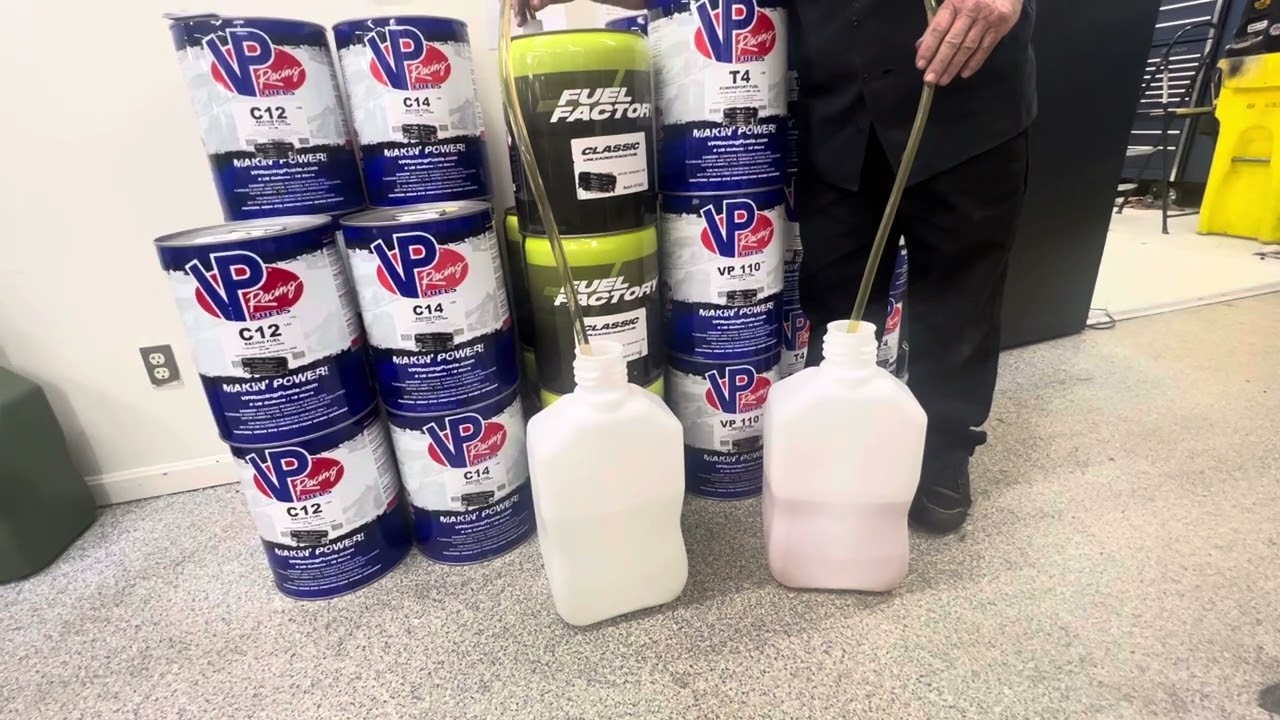 Vp race fuel VS fuel factory fuel