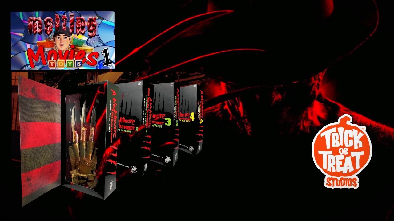 A Nightmare on Elm Street Trick or Treat studios unboxing/review & Story.