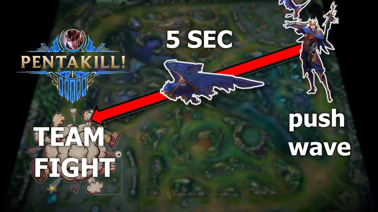 Quinn ADC can join fights across the map