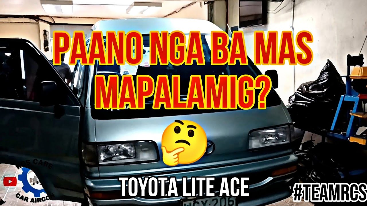 PAANO PALAMIGIN ANG AIRCON NG TOYOTA LITE ACE!
