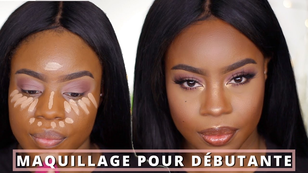 MAKEUP SIMPLE PEAU NOIRE | Soft glam look  | Brown Skin