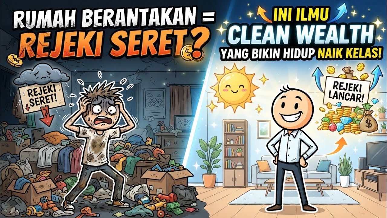 Rumah Berantakan = Rezeki Seret? Ini Ilmu “Clean Wealth” yang Bikin Hidup Naik Kelas