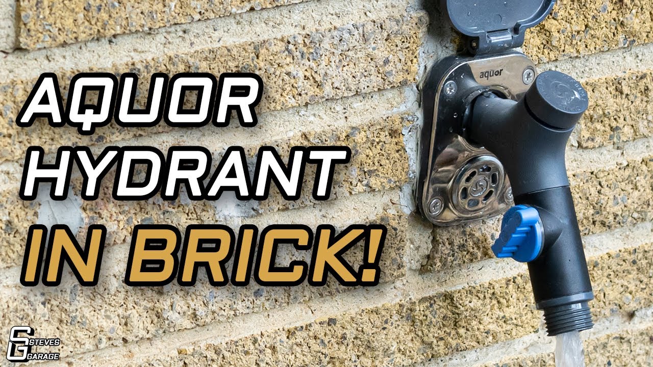 Как установить водонагреватель Aquor House Hydrant V2+ в кирпичную стену