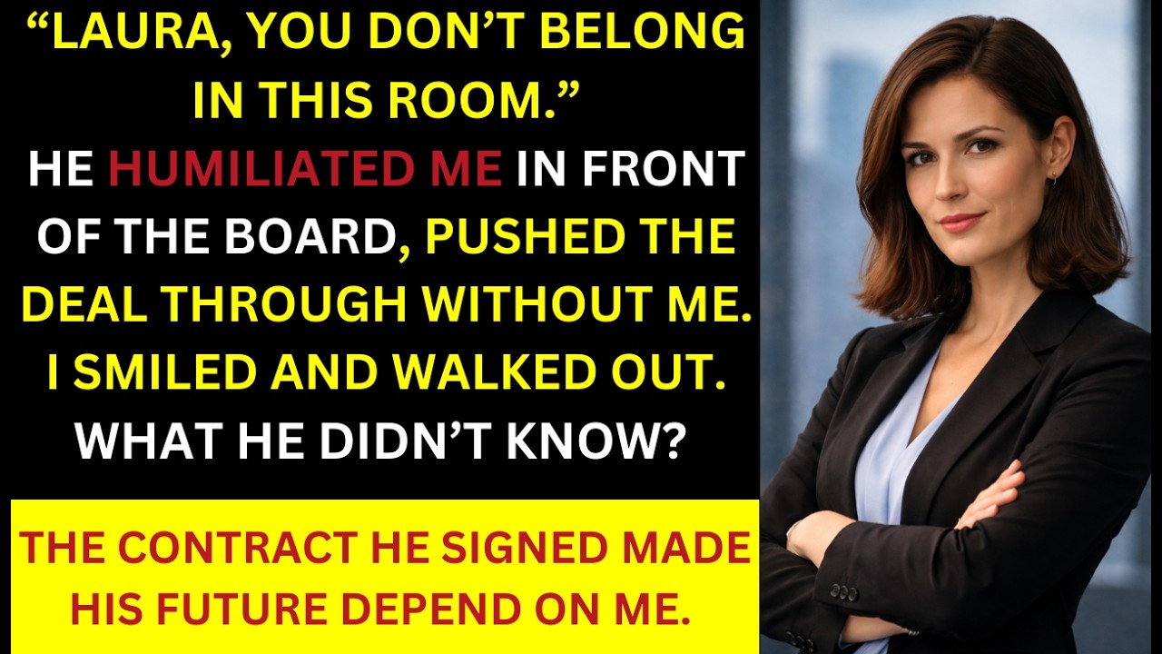 My CEO Said “You Don’t Belong in This Room” — Until the Acquisition Papers Were Signed