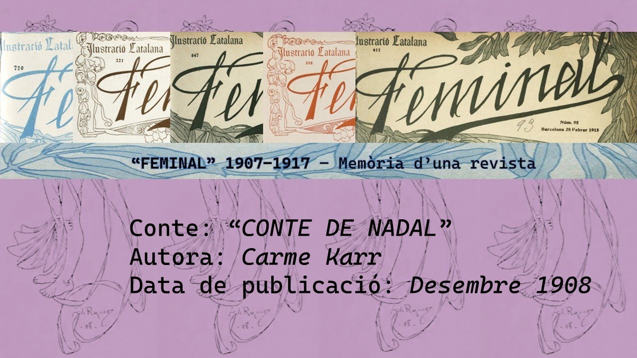 CONTE DE NADAL, de Carme Karr - Relats en català - Vídeo/audiollibre veu humana.