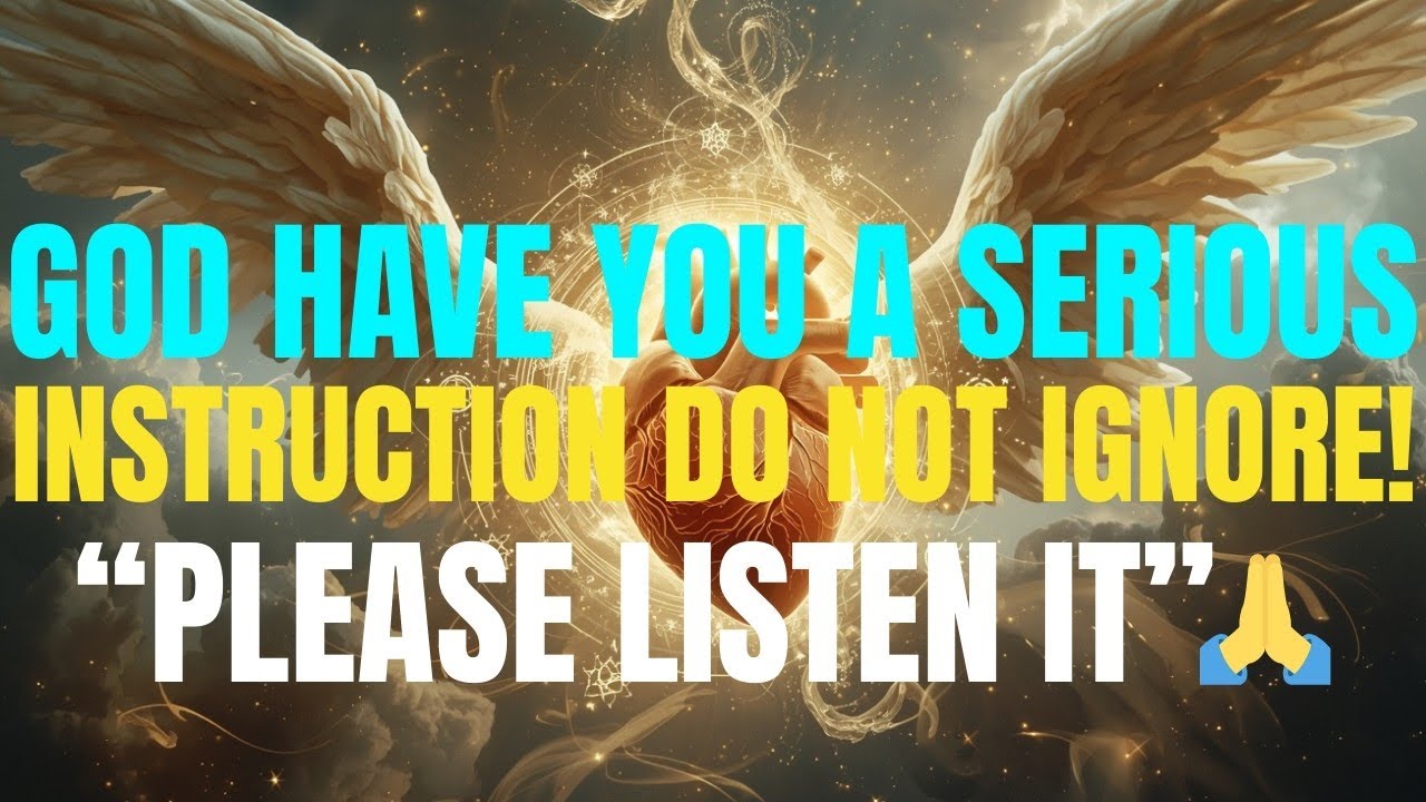 Chosen Ones： God Just Gave You A Serious Instruction | Ignore This And You’ll Regret Forever🙏🕊️..