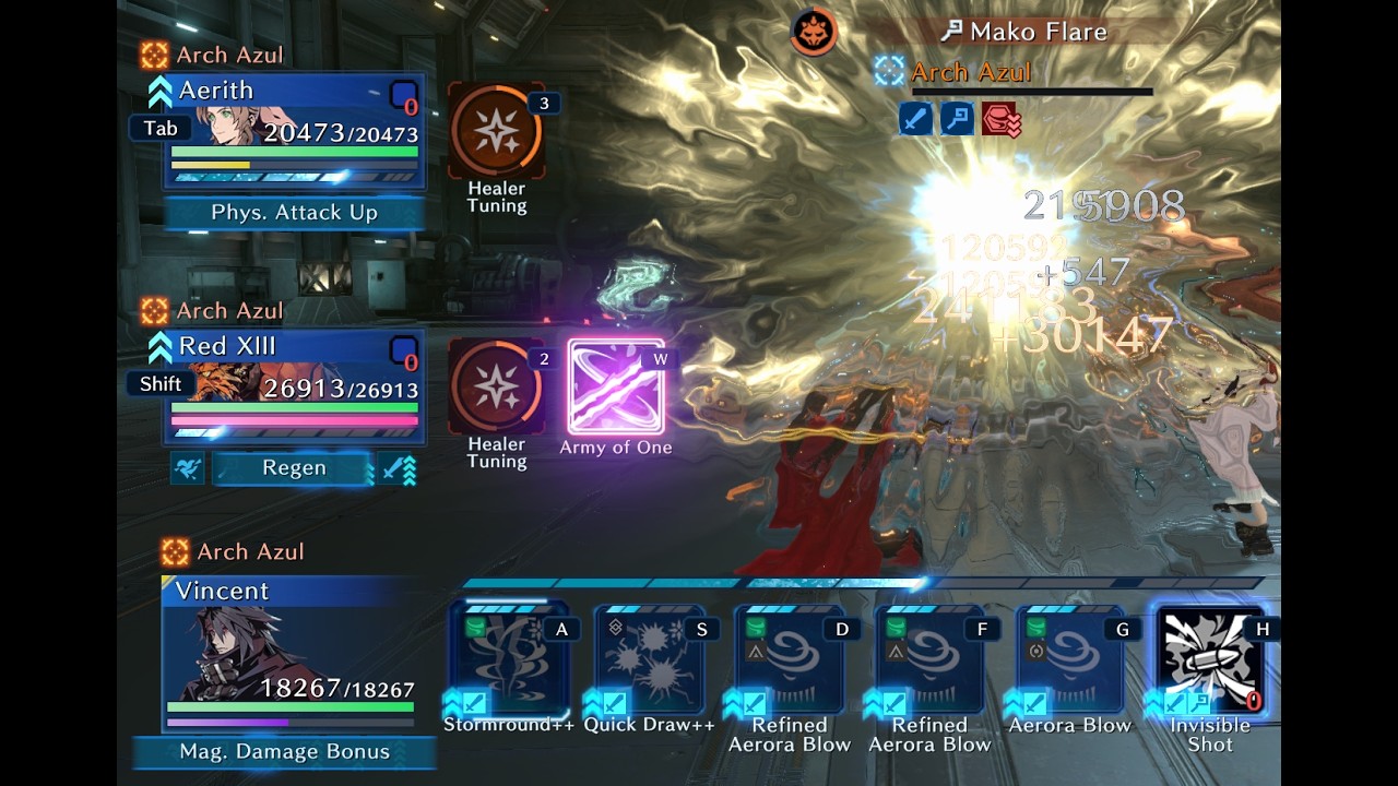 FF7EC Escalation 35  Arch Azul Aerith/Vincent/Red