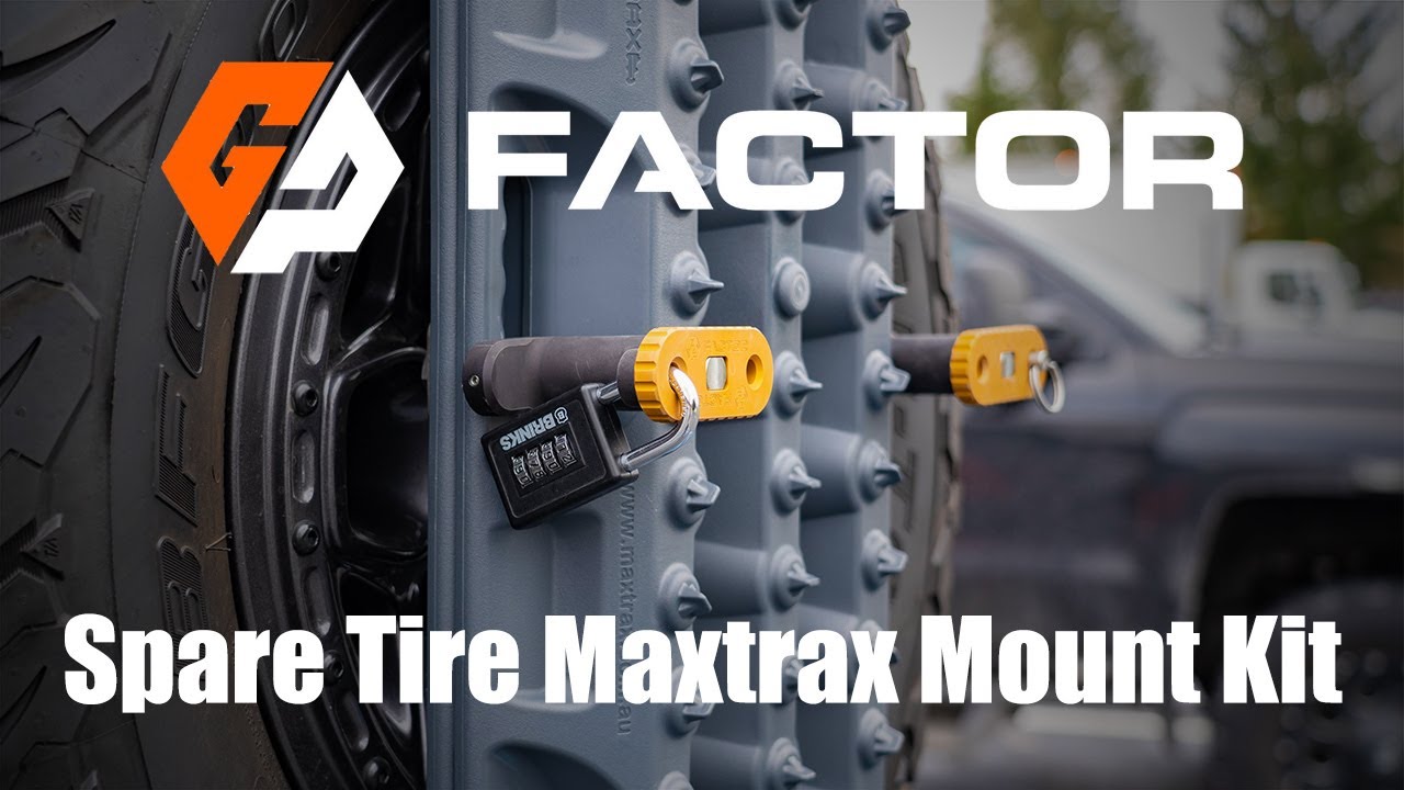All New GP Factor Maxtrax Spare Tire Carrier