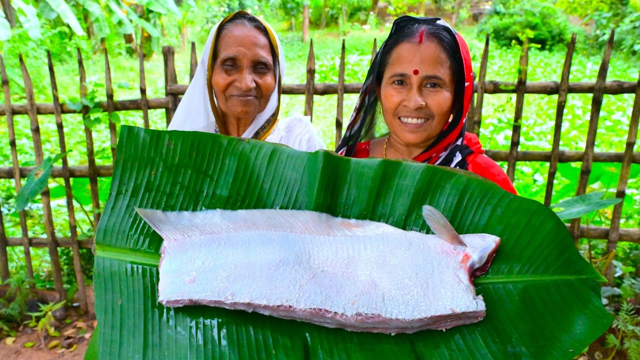 মায়ের হাতে চিতল মাছের পেটি দিয়ে তেল চিতল রান্না | Tel Chital recipe | Bengali famous chital fish