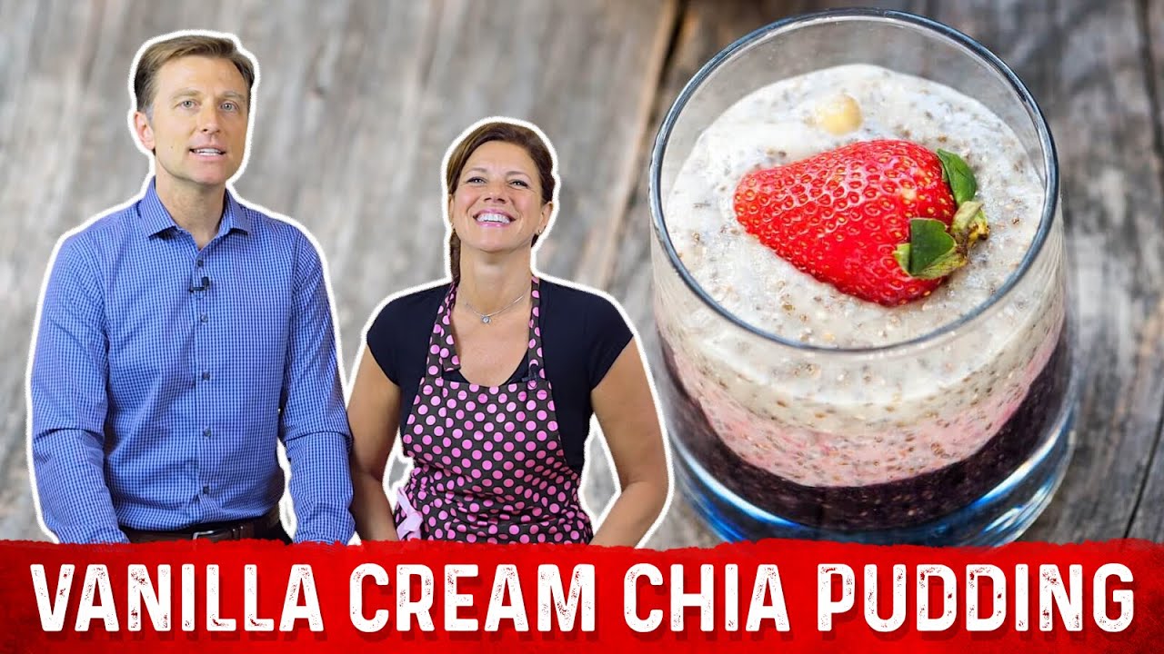 Keto Vanilla Chia Pudding by Dr. Berg