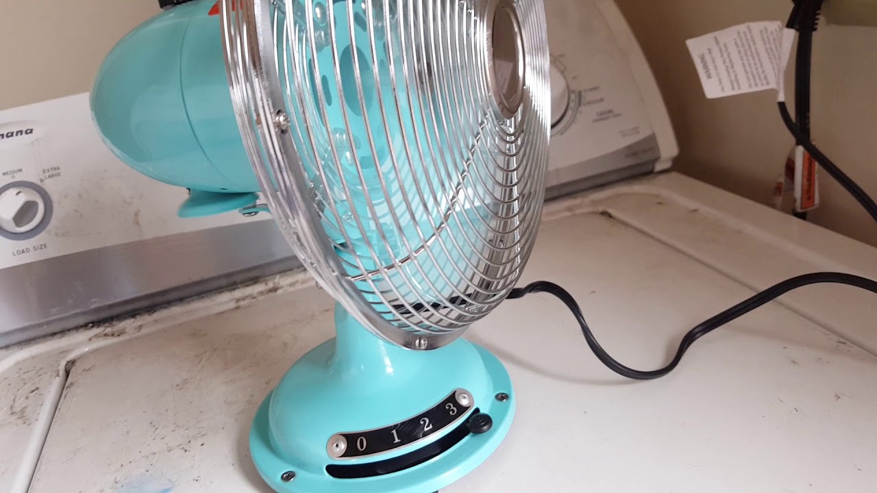 Mainstays retro table fan review