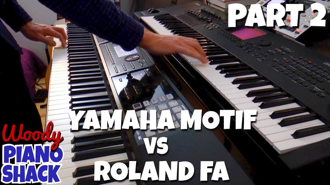 Yamaha MOTIF XF versus Roland FA Shootout! (PART 2)