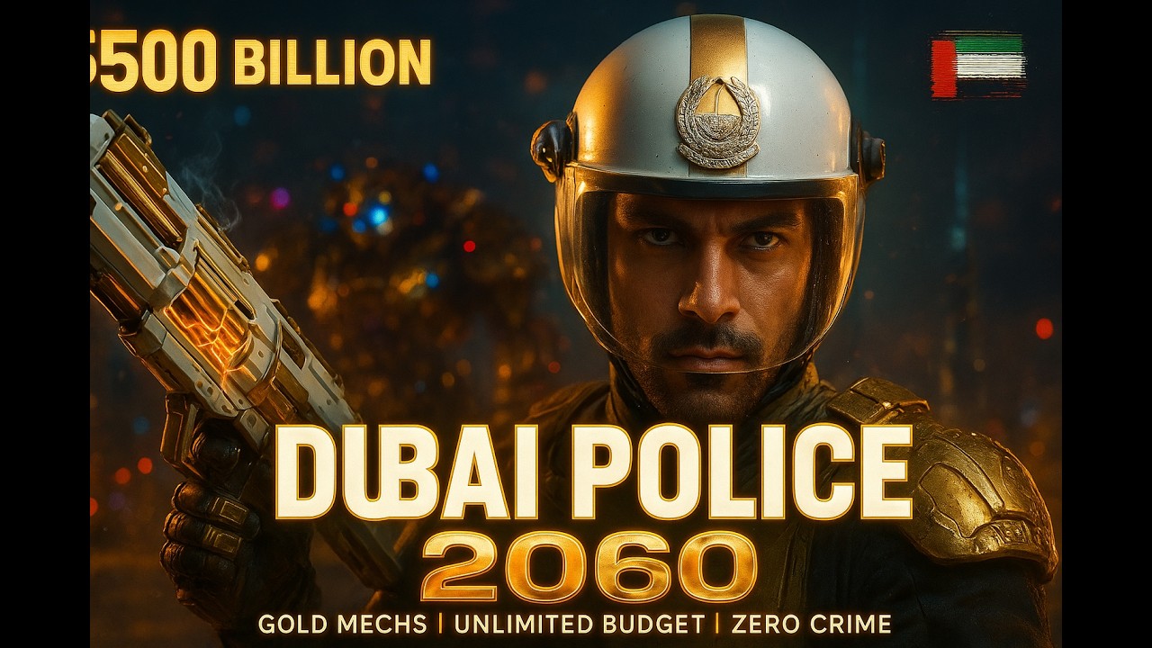 Dubai Future Police 🚔 AI Supercars, Robots & Insane Technology (2050)