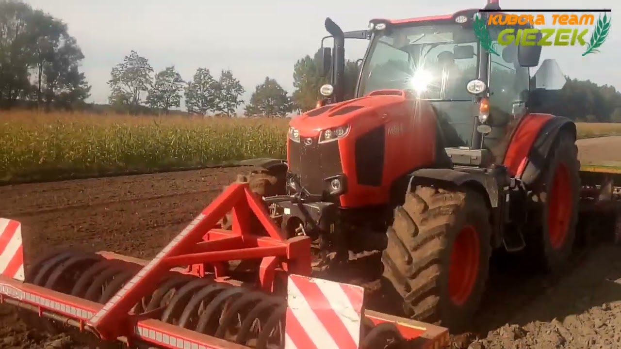 //Siew jęczmienia kubota w akcji oraz siewnik amazone//nowy wał w akcji🔥⚠️