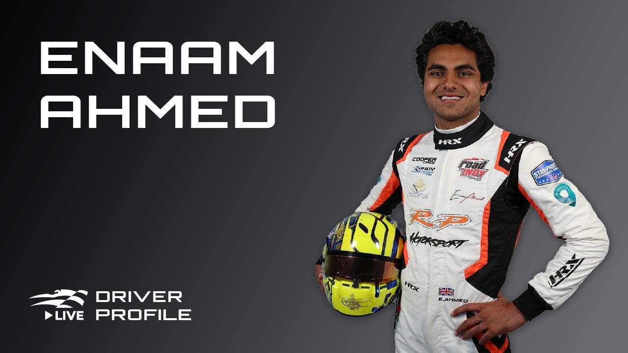 Enaam Ahmed - Road to Indy TV Driver Profile