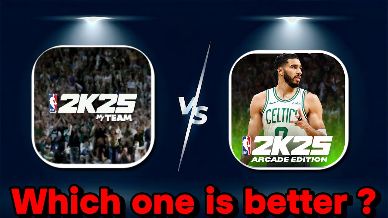 NBA 2K25 MyTEAM Mobile Vs NBA 2K25 Arcade Edition .Which Game is Worth Downloading ? #nba2kmobile