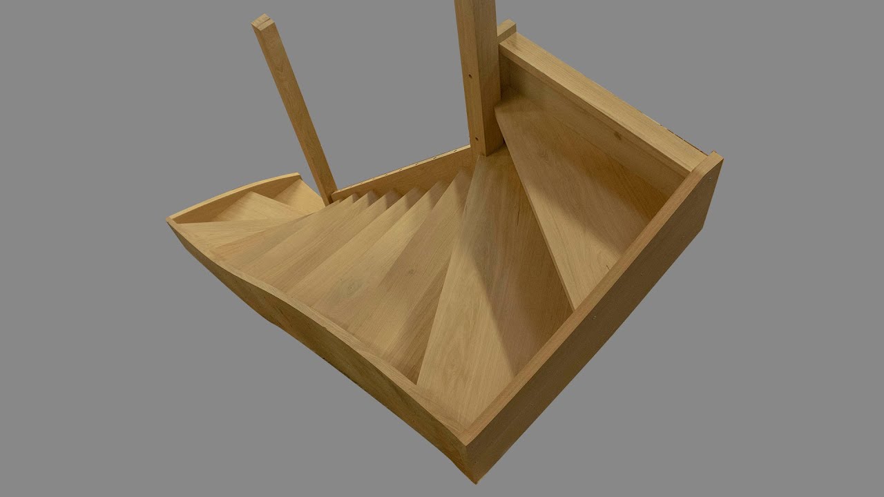 Fabrication D'un Escalier en Chêne
