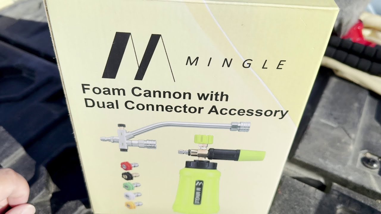 Switch Between Water & Snow Foam w/ M Mingle Foam Cannon! Quick Review!