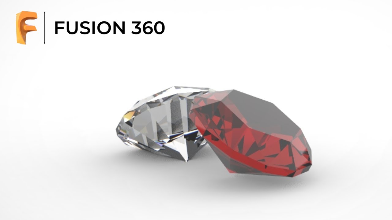 How To Model A Diamond Gem Piece | Fusion 360 for Beginners