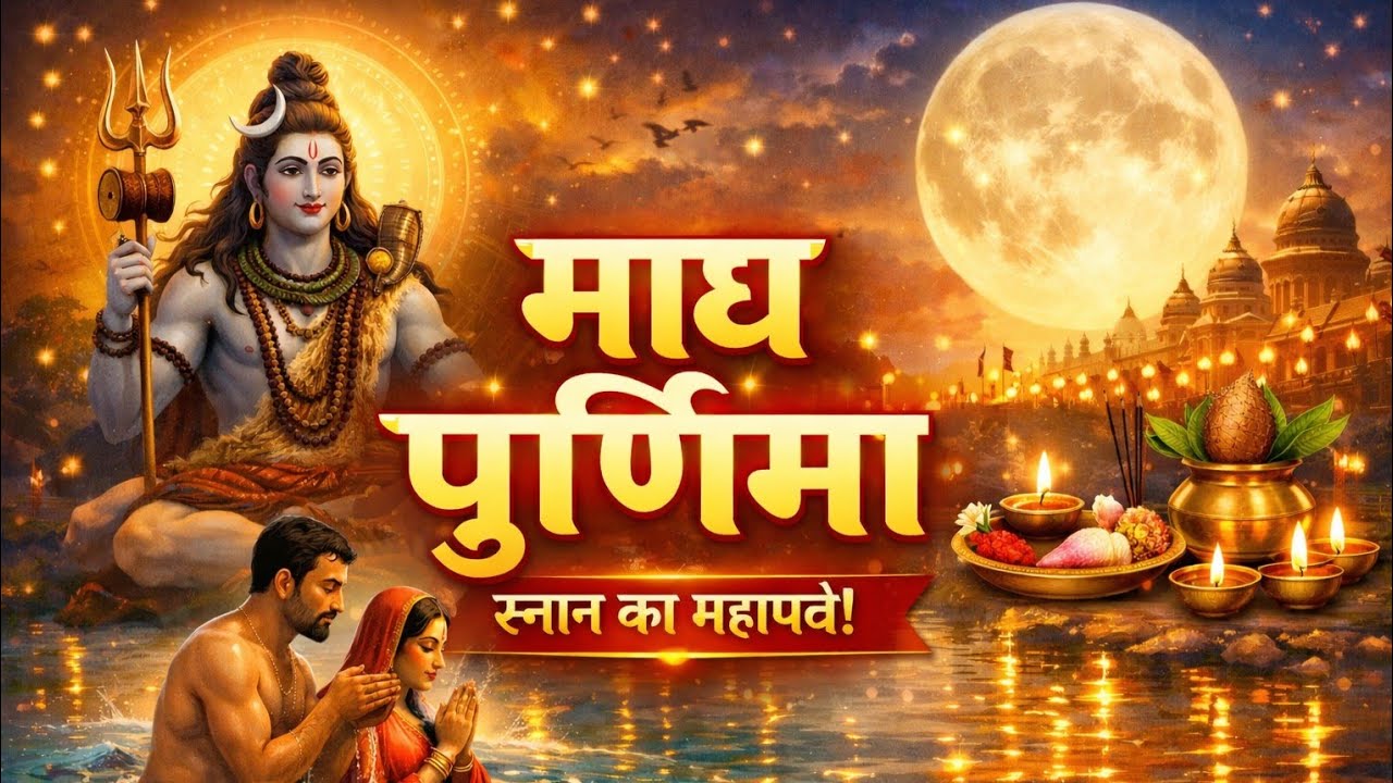 माघ पूर्णिमा स्पेशल भजन | माघ पूर्णिमा का महत्व | Magh Purnima 2026 | स्नान का महापर्व 