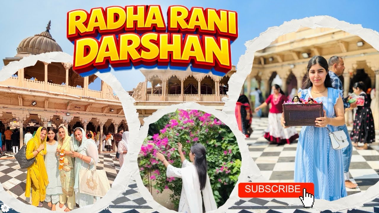 “First Vlog 😍 Barsana Dham Darshan | Radha Rani Temple Vrindavan”