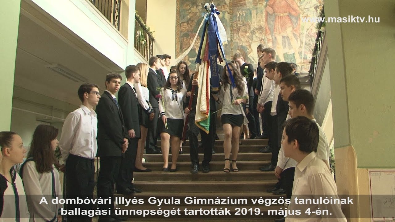 A dombóvári Illyés Gyula Gimnázium ballagási ünnepsége 2019.05.04.