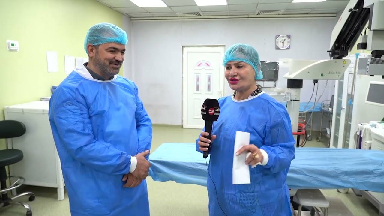 برنامج _ نينوى نبنيها و نعمرها مع فرقد ملكو في المركز التخصصي لطب و جراحة العيون
