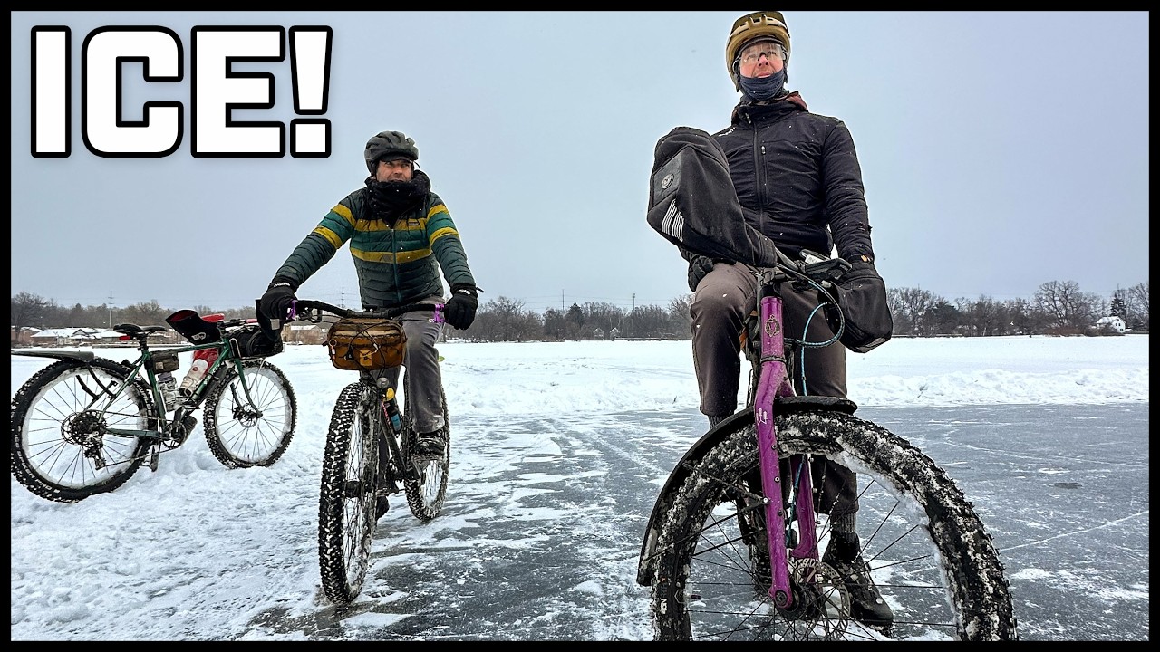 On Thick Ice! Riding Frozen Lakes!