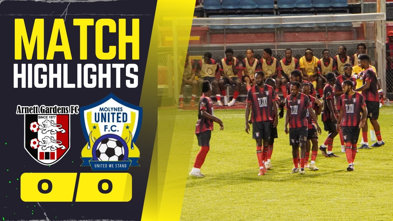 Arnett Gardens vs Molynes United Full Extended Highlights | JPL 25/26