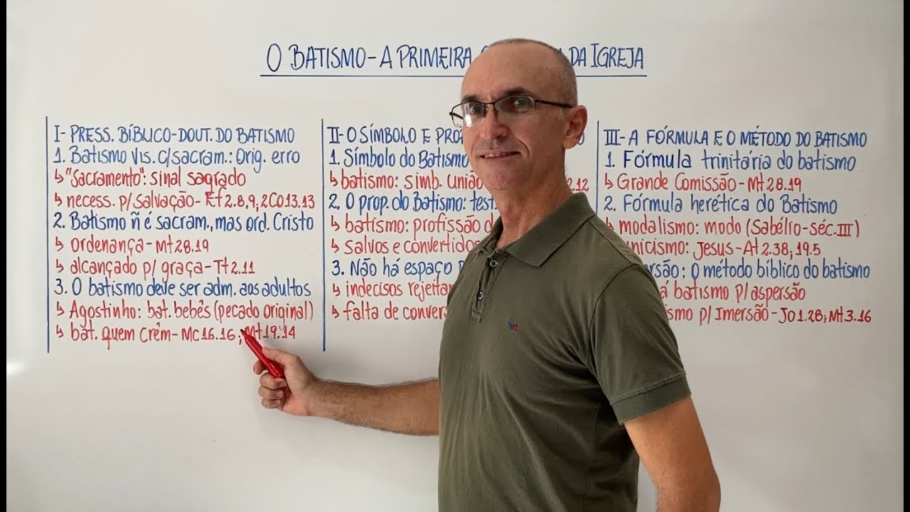 EBD Lição 9 O Batismo A Primeira Ordenança da Igreja Resumo de Aula