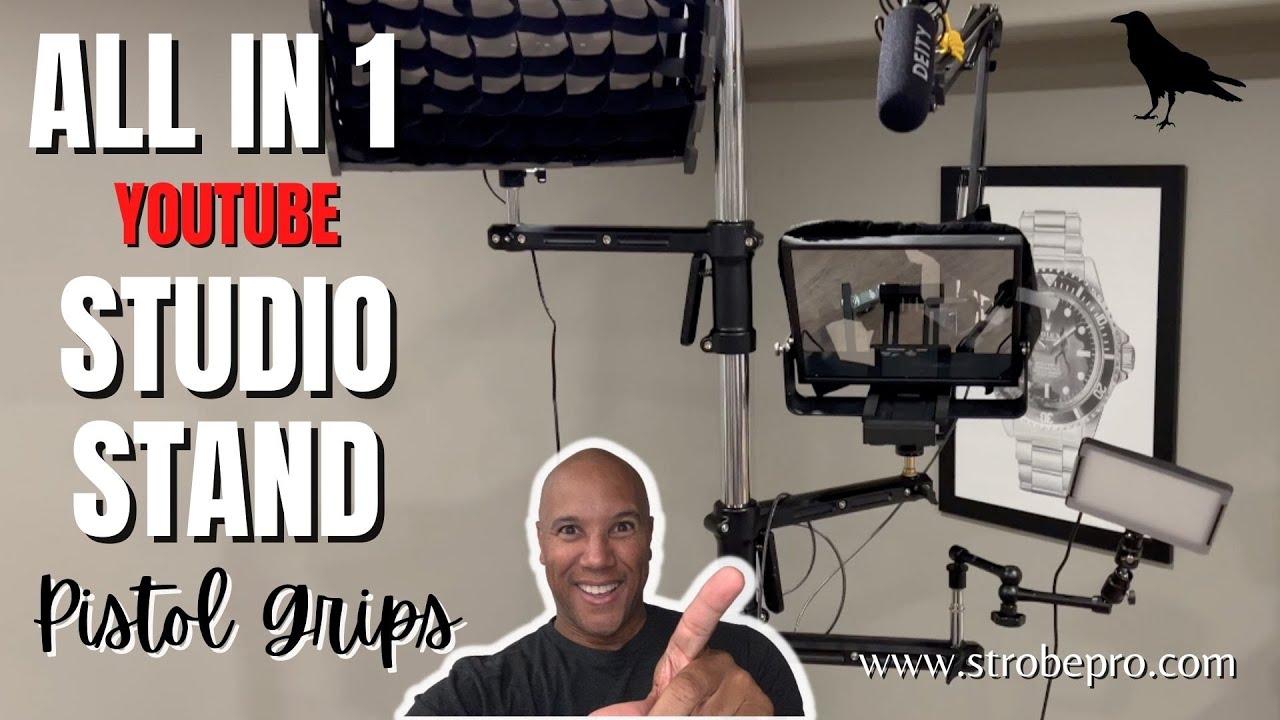 SINGLE STAND YOUTUBE STUDIO| All in 1 Studio Stand| PISTOL GRIP Studio Stand