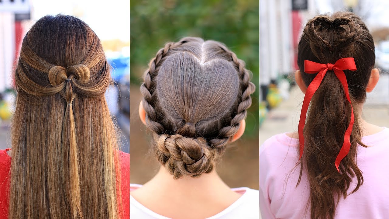 3 Easy Heart Hairstyles | DIY Valentine&rsquo;s Day Hair
