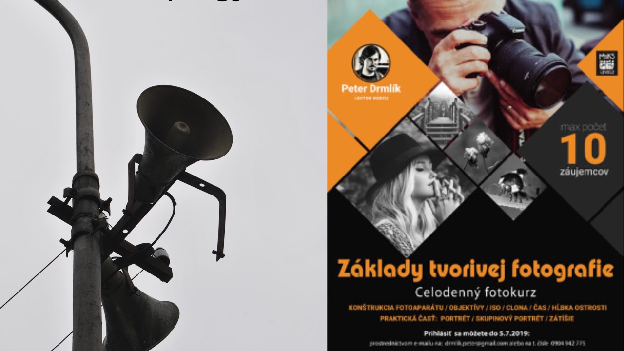 Fotokurz - Z&aacute;klady tvorivej fotografie